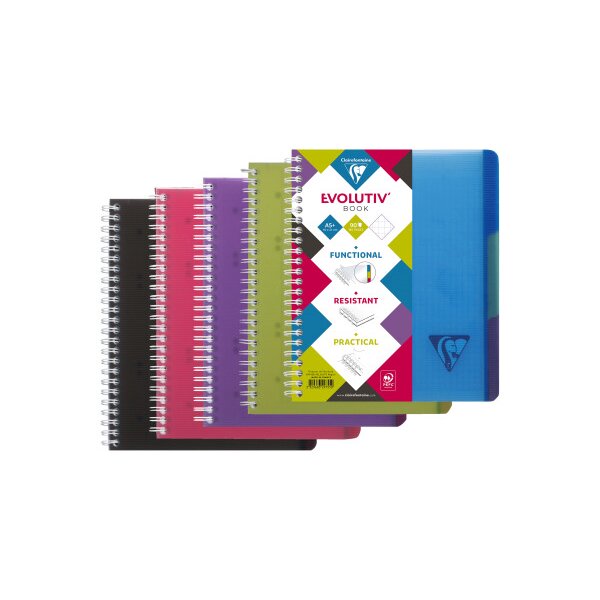 CLAIREFONTAINE LINICOLOR Heft A5+ 329755 5mm 90 Blatt