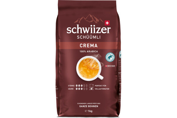 SCHWIIZER Schüümli Crema 1kg 10167787 Café en grains