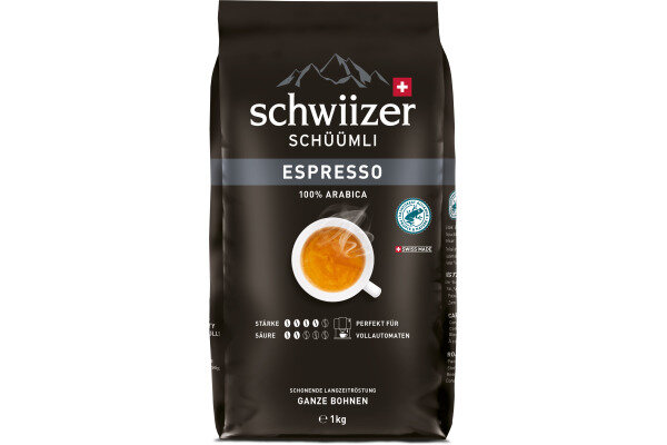SCHWIIZER Schüümli Espresso 1kg 10169948 Bohnenkaffee