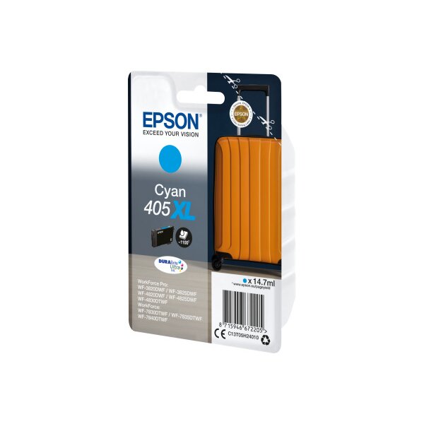 EPSON Tintenpatrone 405XL cyan T05H24010 WF-7830DTWF 1100 Seiten