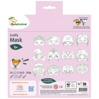 My Mandarine Carnet de coloriage Graffy Pop Mask Girl