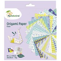 My Mandarine Origami-Faltblätter "Flowers"
