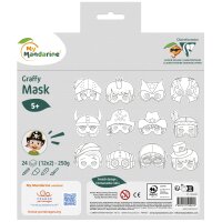 My Mandarine Carnet de coloriage Graffy Pop Mask Boy