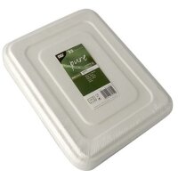 PAPSTAR Couvercle en canne à sucre pour plateau pure