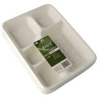 PAPSTAR Zuckerrohr-Deckel für Menü-Tray...