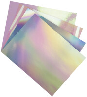 folia Assortiment de papier irisé, 250 x 350 mm