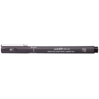 UNI-BALL Fineliner Pin Brush PINBR-200(S) DARK GREY...