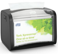 TORK Xpressnap Servietten-Tischspender, schwarz