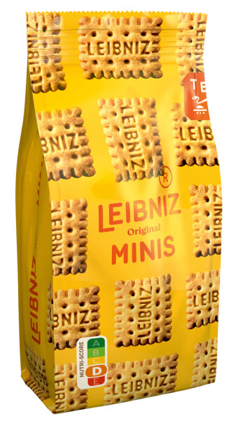 LEIBNIZ Butterkeks Minis, 150 g Beutel, im Display