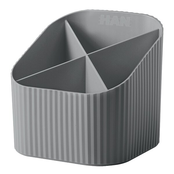 HAN Multiköcher Re-X-LOOP, Öko-Kunststoff, 4 Fächer,schwarz