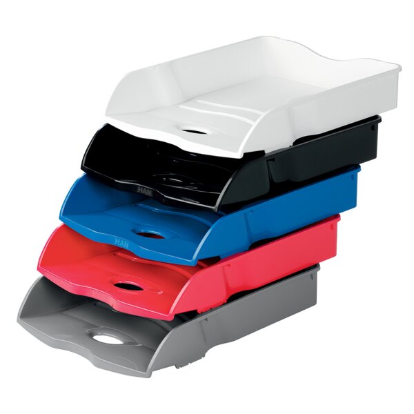 HAN Briefablage Re-LOOP, DIN A4, Öko-Kunststoff, lemon