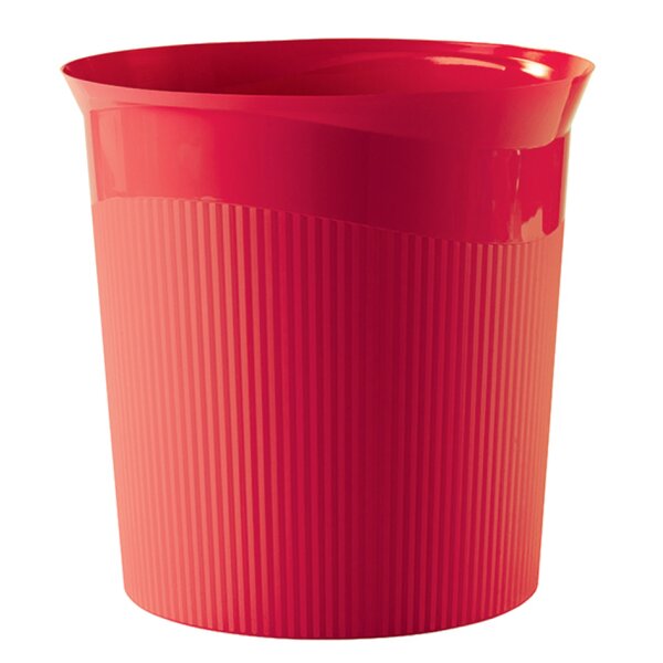 HAN Papierkorb Re-LOOP, Öko-Kunststoff, 13 Liter, dunkelgrau