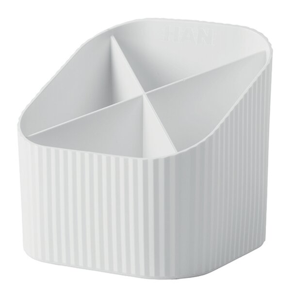 HAN Multipot à crayons Re-X-LOOP, plastique éco, gris foncé