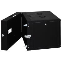 DIGITUS 19" Wandverteiler, zweiteilig, schwenkbar, 9 HE