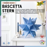 folia Faltblätter Bascetta-Stern, 200 x 200, hellgelb