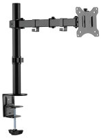 LogiLink Monitorarm, Armlänge: 390 mm, schwarz