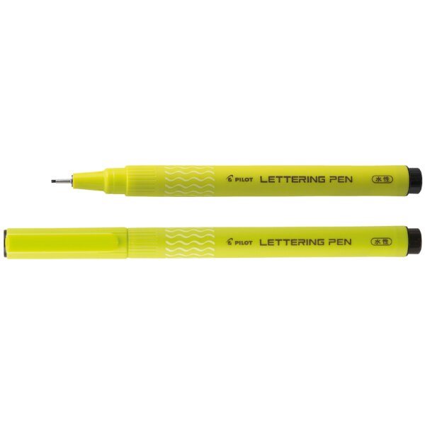 PILOT Feutre de calligraphie LETTERING PEN 10, noir