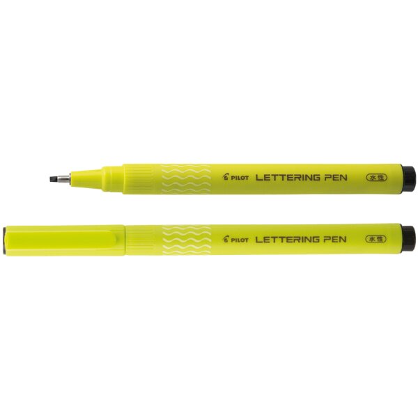PILOT Feutre de calligraphie LETTERING PEN 10, noir