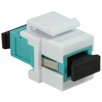LogiLink LWL Kupplung, 2x SC-Simplex, Multimode, aquablau