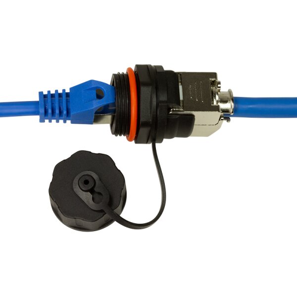 LogiLink Connecteur &agrave; vis Keystone pour lindustrie Cat.6A