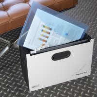 RAPESCO Fächermappe SupaFile Plus, DIN A4+, 26 Fächer, weiss