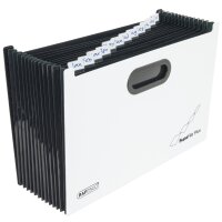 RAPESCO Fächermappe SupaFile Plus, DIN A4+, 26 Fächer, weiss