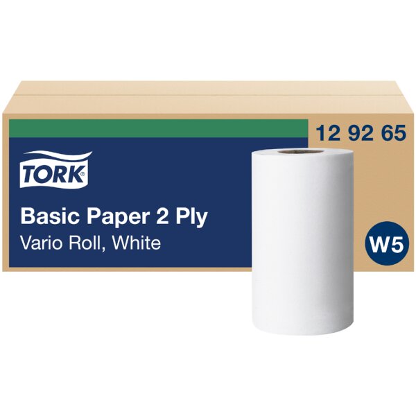 TORK Mehrzweck-Putzrolle, 2-lagig, weiss, 55 m - stark