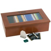 APS Boîte à thé et infusion, en bois,...