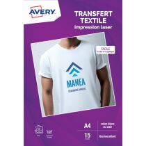 AVERY T-Shirt Transferfolie, DIN A4, weiss