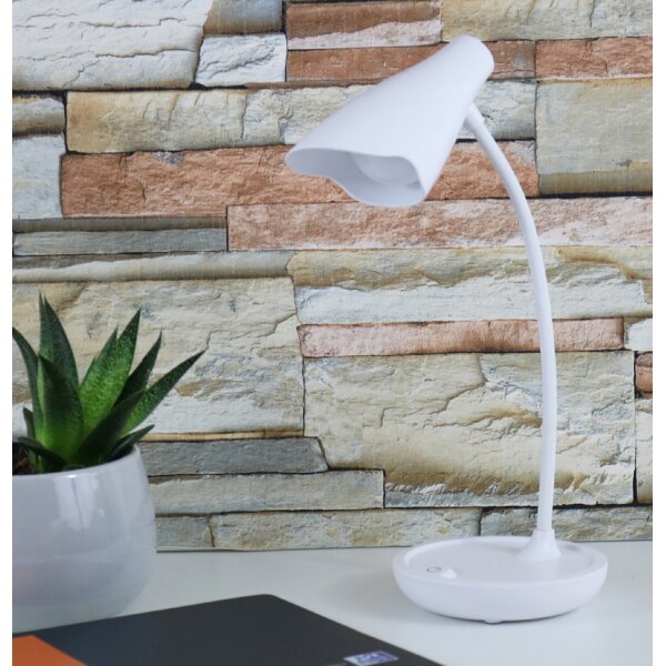 UNiLUX LED-Tischleuchte UKKY, dimmbar, weiss