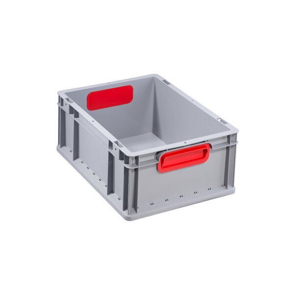 allit Transportbehälter ProfiPlus EuroBox 417, grau rot
