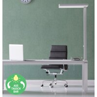 MAUL LED-Tischaufbau Stehleuchte MAULjaval, silber