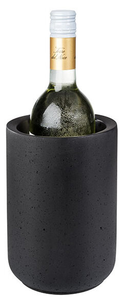 APS Flaschenkühler ELEMENT BLACK, Beton, schwarz