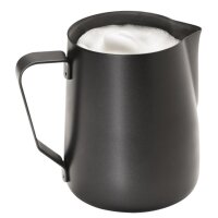 APS Milch- Universalkanne, Edelstahl schwarz, 0,6 l