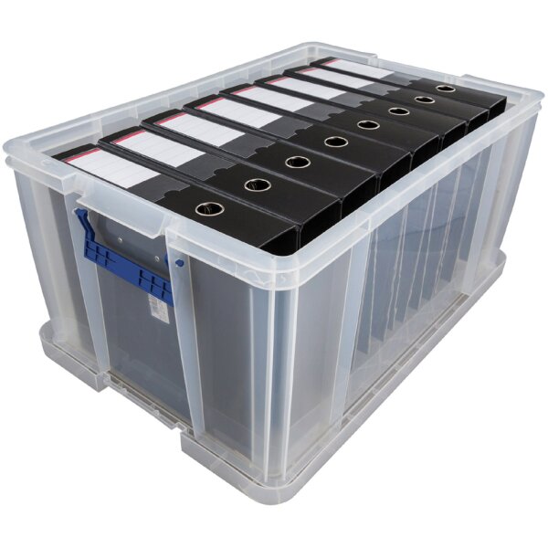 Fellowes Boîte de rangement ProStore, 70 litres, transparent