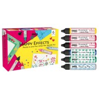 KREUL Kit créatif Happy Effects, 6 pièces