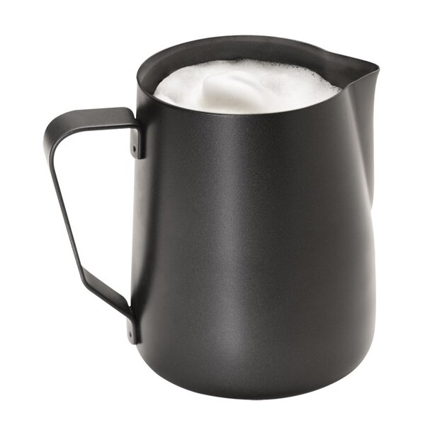 APS Milch- Universalkanne, Edelstahl schwarz, 0,35 l