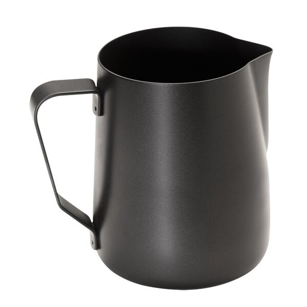 APS Milch- Universalkanne, Edelstahl schwarz, 0,35 l