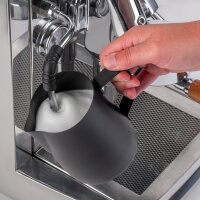 APS Milch- Universalkanne, Edelstahl schwarz, 0,35 l