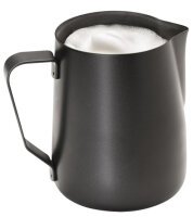 APS Milch- Universalkanne, Edelstahl schwarz, 0,35 l