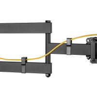 LogiLink Support mural pour TV Full Motion, 81,28 - 177,80cm