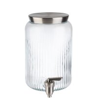 APS Getränkespender, 7 Liter, Glas Edelstahl