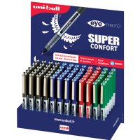 uni-ball Tintenroller eye micro UB150E, 72er Display