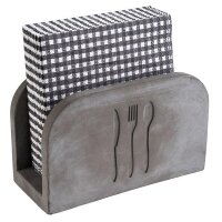 APS Serviettenhalter ELEMENT, Beton, grau