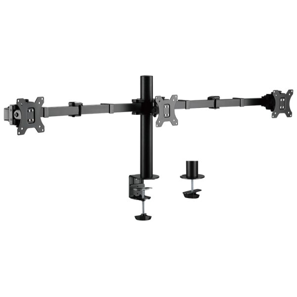 LogiLink Bras support pour 3 écrans, longueur du bras 380 mm