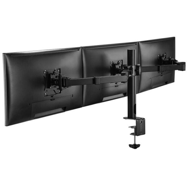 LogiLink Bras support pour 3 écrans, longueur du bras 380 mm