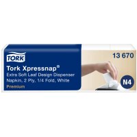 TORK Xpressnap Serviette, 213 x 330 mm, blanc