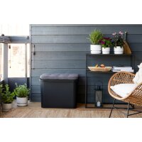 smartstore Aufbewahrungsbox Bank COLLECT, 76 Liter, schwarz