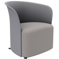 PAPERFLOW Fauteuil visiteur CROWN, blanc