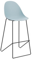 PAPERFLOW Chaise de bar VOID, set de 2, bleu/noir